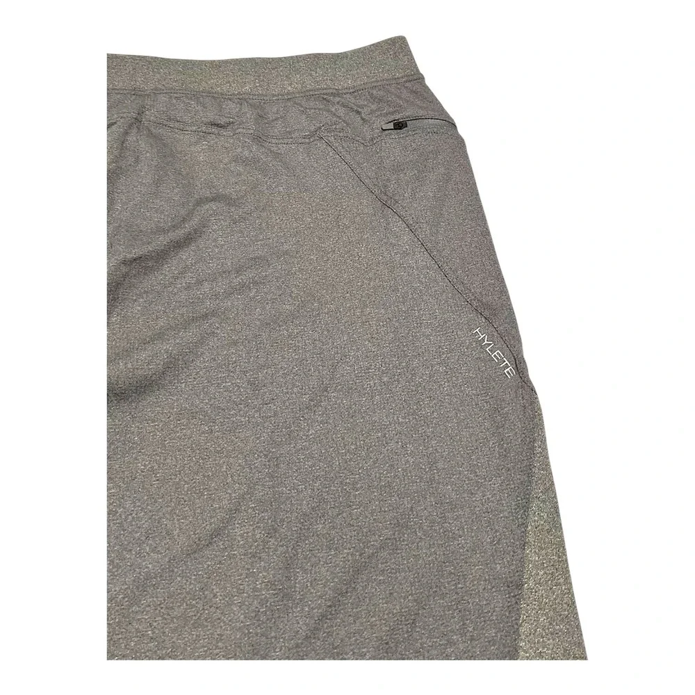 NWT Hylete Flexion II Men's XXL Heather‎ Gray Athletic Training Shorts